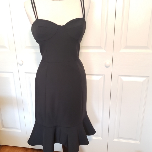 Grace MMXIII Black Stretch Jersey Bustier Dress - Picture 6 of 8